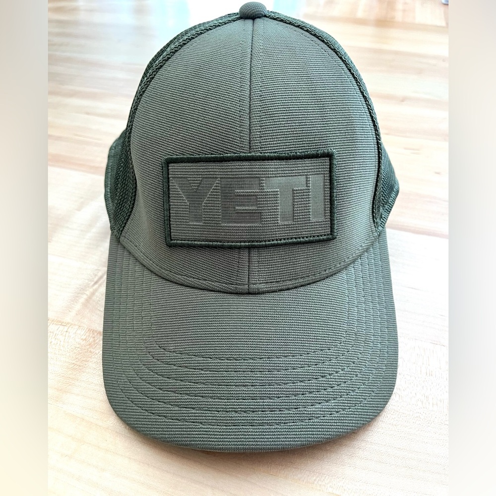 YETI Forest Green Mesh Trucker Cap